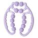 Sharplace leg massage device circular leg clamps 12 wheels hand-depth tissue massager for legs arm gym bodybuilding yoga violet