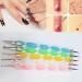 5X Colorful 2 Way Dotting Pen Tool - Professional Nail Art Tip & Dot Paint Manicure Kit for Perfect Nail Designs - Buy Online on GoSupps.com