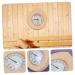 Yardwe Outdoor Thermometer - Hygrothermographer for Sauna & Kitchen | White Pine & Copper Indoor/Outdoor Measuring Device - Buy Online on GoSupps.com
