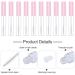 10pcs Empty Mascara Tubes with White Wand - CAIYA Empty Eyelash Tubes for Castor Oil 10ml, Pink Mascara Containers Bottles with Rubber Stoppers and Funnels - Cosmetics Sample - Buy Online on GoSupps.com