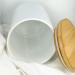 White Ceramic 1050mL 4 cup Food Storage Canister with Airtight Bamboo Lid and Silicone Seal Container for Counter - Great for Flour Coffee Sugar Treats for Dog Puppy Cat Kitten Rawhide Milkbone - Buy Online on GoSupps.com