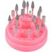 POPETPOP 3 Pcs 48 Nail Bit Nail Display Stand Nail Drill Bit Container Nail Drill Bit Holder Nail Drill Bits Stand Nails Drill Bits Manicure Drill Bits Holder Written Multicolor Size 1x3pcs Pinkx3pcs - Buy Online on GoSupps.com