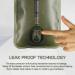 2L Leakproof BPA-Free Hydration Bladder - Military Green Water Reservoir Bag for Outdoor Activities - Insulated Tube - Ideal for Hiking, Camping, Running, Cycling - Buy Online on GoSupps.com