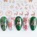Christmas Nail Stickers 9 Sheets Self-Adhesive Nail Decal Snowflake Snowman Santa Claus Tree Elk Rose Gold Winter Nail Art Decoration Design Supplies - Buy Online on GoSupps.com