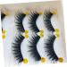 Housoutil 5 Pairs False Eyelashes False Lashes Banana Hair Claw Clips Pink Makeup Eyelashes Elf Eyebrow Pencil Fake Eyelashes Tape Dispenser Natural False Magnetic Cotton Thread 3d - Buy Online on GoSupps.com