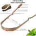 Joberio Metal Tongue Scraper for Adults - U-Shaped Stainless Steel Oral Hygiene Tool | Reduce Bad Breath & Improve Mouth Cleanliness - Includes Antique Copper Bag - Buy Online on GoSupps.com