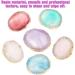 Nail Art Dish Paint Palette - DIY Design Tool with Gold Edge for Stunning Manicure (Pink) | International Shipping Available - Buy Online on GoSupps.com