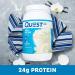 Quest Nutrition Vanilla Milkshake Protein Powder 24g of Protein 1g of Sugar Low Carb Gluten Free 3 Pound 43 servings & Salted Caramel Protein Powder 26g Protein 1g Sugar Low Carb Gluten Free - Buy Online on GoSupps.com