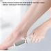 Electric Foot Callus Remover Rechargeable Professional Pedicure Tools Set 2 Different Roller Heads White - Buy Online on GoSupps.com