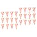 JECOMPRIS Halloween Cone Bags 100 Pcs Popcorn Bag Pastry Bag Cookie Gift Bags Packing Bag Conical Child Paper Treat Bags