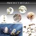 Snake-Shape Gold Nail Rhinestones Set for Women and Girls - 2 Pieces, DIY Makeup & Crafts Supply - Buy Online on GoSupps.com