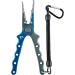 Piscifun Fishing Pliers | Aluminum Braid Cutters & Split Ring Pliers | Hook Remover & Fish Holder with Sheath and Lanyard | Blue & Silver - Buy Online on GoSupps.com