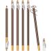  KAYLRE Eyebrow Pencil 5 Colors Waterproof Durable Eyebrow Pencil with Pencil Sharpener Sweat Resistant Too Mua Eyebrow Pencil (Size: Black) - Buy Online on GoSupps.com