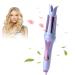 Yuehuam Auto Curling Iron Automatic Hair Curler Rollers 1 1/4 inch/ 32mm Large Waves 7 Temperatures control LED Display Curling Iron Auto Shut- Off Fast Heating Curling Wand for Hair Styling Blue