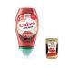 Calv Ketchup Ketchup 100% Italian Tomato Ketchup 250ml + Italian Gourmet Polpa 400g (Pack of 6)