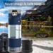 Gosoit UV Outdoor Water Filter Bottle | Camping Survival Water Cleaner for Hiking & Travel - Blue - Buy Online on GoSupps.com