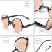 TZUFA Large Round Frame Reading Glasses - Lightweight Full Frame Metal Eyeglasses with Spring Hinge - 2.50x - White - Buy Online on GoSupps.com