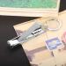 Stainless Steel Ultra-Thin Foldable Hand Toe Nail Clippers Cutter with Keychain Cutter Trimmer Silver Tool Key Ring Durable and Deft - Buy Online on GoSupps.com