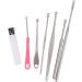 TARVIT 7Pcs Earwax Removal Set - Stainless Steel Ear Pick & Curette Effective Ear Cleaner Tool for Safe Wax Removal - Buy Online on GoSupps.com