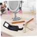 Small Lipstick Pouch - Leather Lipstick Organizer & Mini Cosmetic Bag with Mirror - Travel Size Makeup Case for Purse - Black 10x7x3cm - Buy Online on GoSupps.com