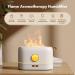Kavolet Simulation Flame Aroma Air Humidifier Desktop 2-in-1 Mist Humidifier Aromatherapy Diffuser for Essential Oil with 3 Colors Atmosphere Lamp 200ML Capacity USB Powered for Home Office Low Noise - Buy Online on GoSupps.com