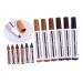 minkissy 12 1 Wooden Furniture Maker Furniture Repair Kit Furniture Scratch up Marker Furniture Touch-up Pen As Shown Medium