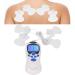 Electric Neck Massager for Pain Relief - TENS Stimulation Device with 4 Electrode Pads - Buy Online on GoSupps.com