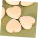 Ibasenice 150 pcs Peach Herz Wooden Beads Unfinished Heart Beads for Tinkering Garland Production & Child Amulets - Buy Online on GoSupps.com