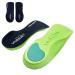 Vivesole 3/4 Orthotics Arch Support Insoles for Women and Men - High Arch Support Half Shoe Insert for Flat Feet  Plantar Fasciitis  Feet Fatigue & Lower Back Pain Relief - Non Odor Foam Cup Support Unisex-US Men's (9.5 ...