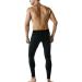 TSLA Men's Thermal Underwear Pants 2-pack - Heated Fleece Lined Long Johns Leggings for Winter - Black, Size Large - Buy Online on GoSupps.com