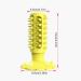 Zceplem Dog Toothbrush Toys - Conical & Toothed Cubes for Puppies | Classic Sound Dog Zingers (Yellow) | Best Study Toys for Dogs | Perfect for Shelters & Homes - Buy Online on GoSupps.com
