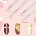 Makartt 5PCS Dual-End Nail Art Brush Set - Multifunctional Detail Brushes for Flowers, Leaves, and Gel Paint Designs - Buy Online on GoSupps.com