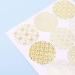 Zaagot Golden Round Geometry Handmade Cake Packaging Sealing Label Sticker for Gift - Buy Online on GoSupps.com