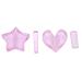Nail-shaped shape star heart shape shaped form nail art design tool professional metal frame bending shape manicure tool for home and salon use