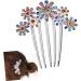 FOMIYES Rhinestone Jewelry Purple Hair Accessories Goody Hair Clips for Women Women's Hair Accessories Womens Barrettes for Hair Rhinestone Barrettes Bridal Hair Clip Wedding Bride Comb - Buy Online on GoSupps.com