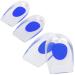 2 Pair Gel Heel Cups Heel Cushion Pads Gel Heel Pads for Women & Men Large Gel Heel Insoles for Plantar Fasciitis Support Heel Bone Spur and Achilles Tendonitis(Blue UK 7.5-12/EU 40-45) Blue L