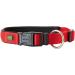 HUNTER NEOPREN VARIO PLUS collar dog collar nylon padded with neoprene 35/2.0 (S) red/black 35/2.0 (S) red/black