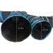 Feline Ruff Premium 3 Way Cat Tunnel - Extra Large 12 Diameter, Extra Long, Collapsible Play Toy for Cats and Other Pets - Black/Blue - Buy Online on GoSupps.com