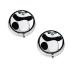 Pandas Printed Mini Round Pill Box Pill Box 3 Compartment Medicine Pill Case Pill Organizer Travel Pillbox Portable Pill Box for Pocket Home Office Use