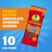 Sun-Maid Chocolate Covered Raisins Snacks 2 oz Individual Single Serve Bags (Pack of 10) - Pure Milk Chocolate 'n Peanut Butter Raisins - Buy Online on GoSupps.com