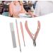 Manicure Tools Set Nail Clippers Set Fine Craftsmanship Rust Resistant for Travel (Pink) - Buy Online on GoSupps.com