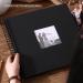 Black Kraft Paper Hardcover Scrapbook Album | 40 Black Pages | Anniversary Wedding Family Baby Vacation Memories - Buy Online on GoSupps.com