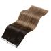 Laavoo Balayage Real Hair Tape-In Extensions | Darkest Brown to Medium Brown Ombre | 50g 20pcs | Smooth Remy Hair - Buy Online on GoSupps.com