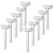 10 Pack Stainless Steel Tube Squeezer Keys for Toothpaste & Cosmetics - Silver | Framendino - Buy Online on GoSupps.com