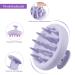 Serker Scalp Massage Brush - Silicone Shampoo Brush for Hair Growth Dandruff Reduction & Head Massage - Purple Violet - Buy Online on GoSupps.com