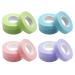12 Rolls Lash Tape for Eyelash Extensions Breathable Eyelash Tape for Extensions Adhesive Microporous Lash Extension Tape for Extension Supplies 4 Colors 3 Rolls of Each Color