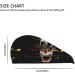 Quick-Dry Hair Towel Wrap with Button Glitch Screaming Skull Design | Ultimate Hair Turban for Effortless Drying - Buy Online on GoSupps.com