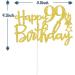Tenhaisi Gilttery Gold Happy 99th Birthday Cake Topper Cheers to 99 Years Birthday Anniversary Party Decoration Birthday Party Decoration - Buy Online on GoSupps.com