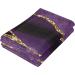 2 Pack Purple Gold Agate Pattern Towels - Perfect for Skincare, Kitchen, and Bath - Buy Online on GoSupps.com