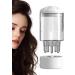 Hair Applicator Bottle for Scalp Massage - Refillable Oil Dispenser for Hair Care | Best Hair Oil Applicator for Men & Women - White - Buy Online on GoSupps.com